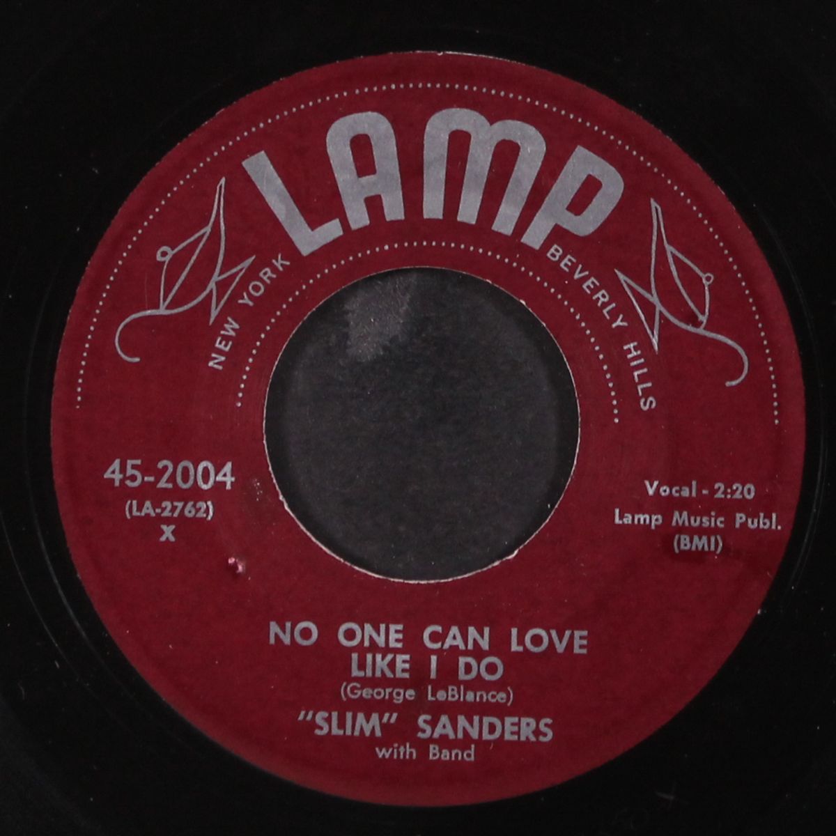 for me and my gal / no one can love like i do by SLIM SANDERS