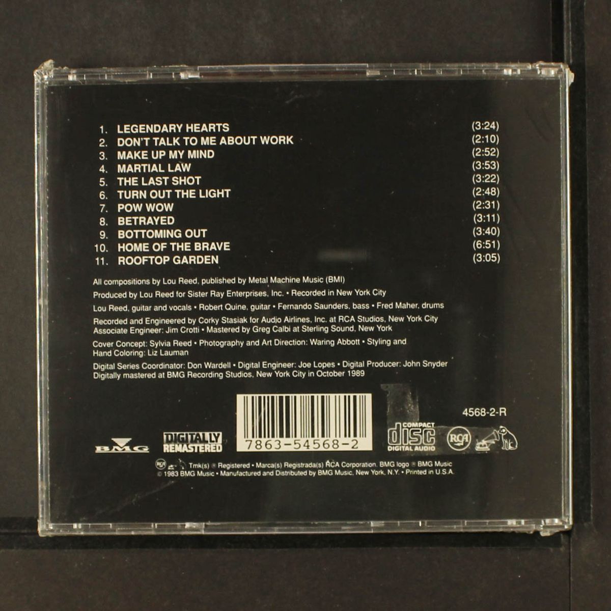 legendary hearts by LOU REED
