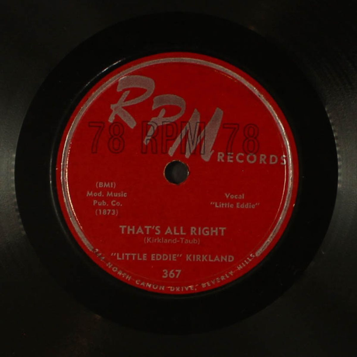 that's all right / it's time by EDDIE KIRKLAND