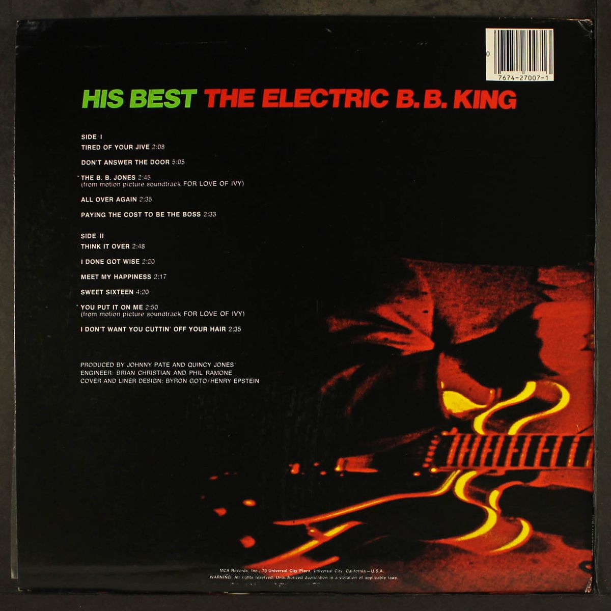 his best the electric by B.B. KING