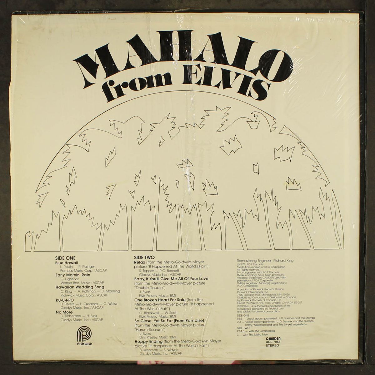 mahalo from elvis by ELVIS PRESLEY