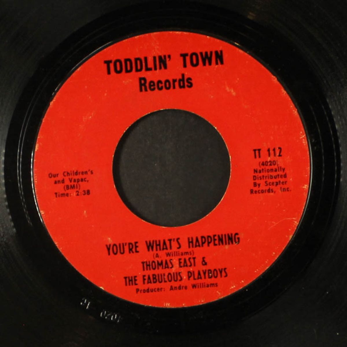 i get a groove / you're what's happening by THOMAS EAST
