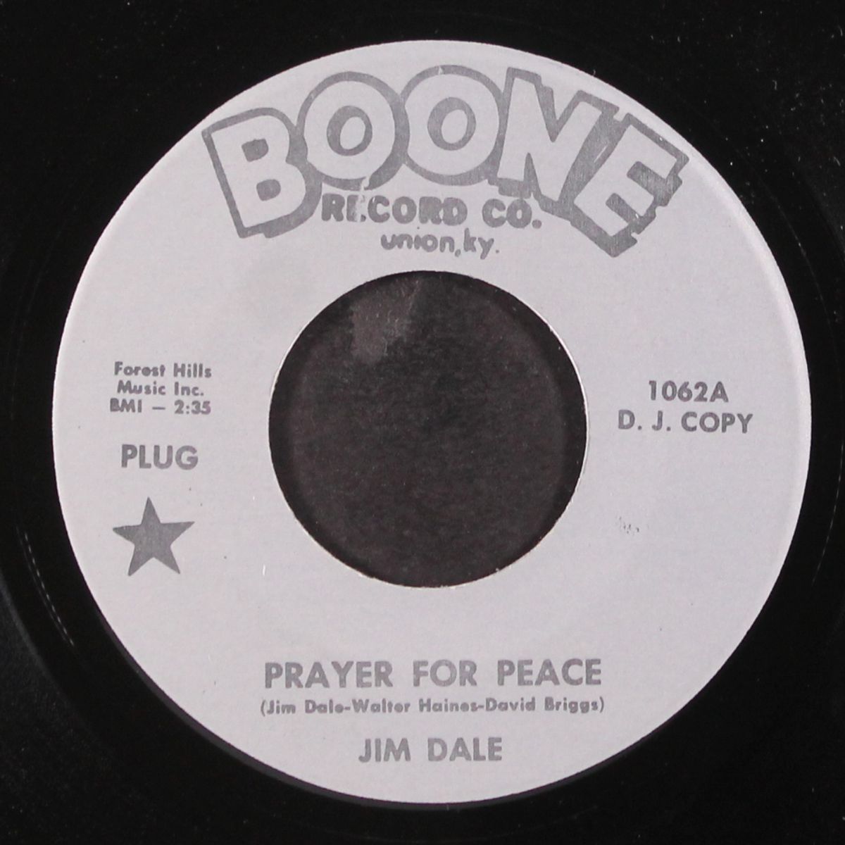 prayer for peace / point of no return by JIM DALE