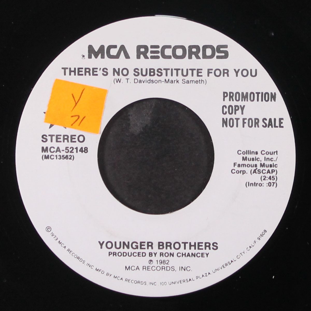 there's no substitute for you / same by YOUNGER BROTHERS