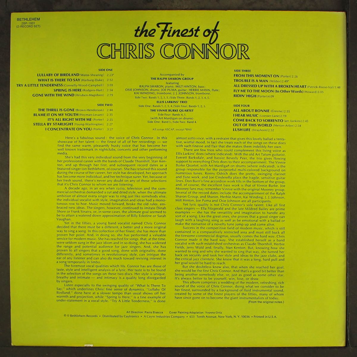 the finest of by CHRIS CONNOR