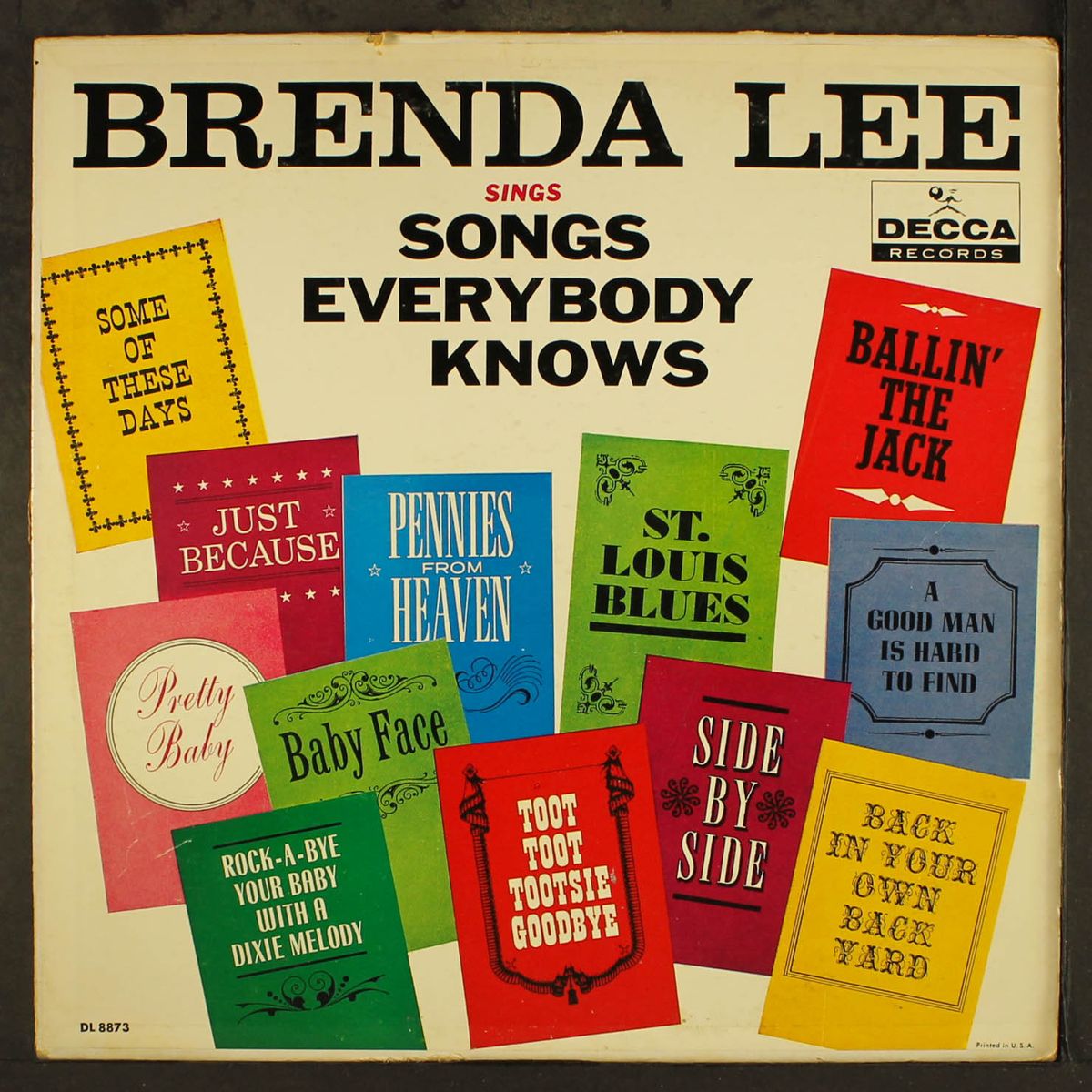 songs everybody knows by BRENDA LEE