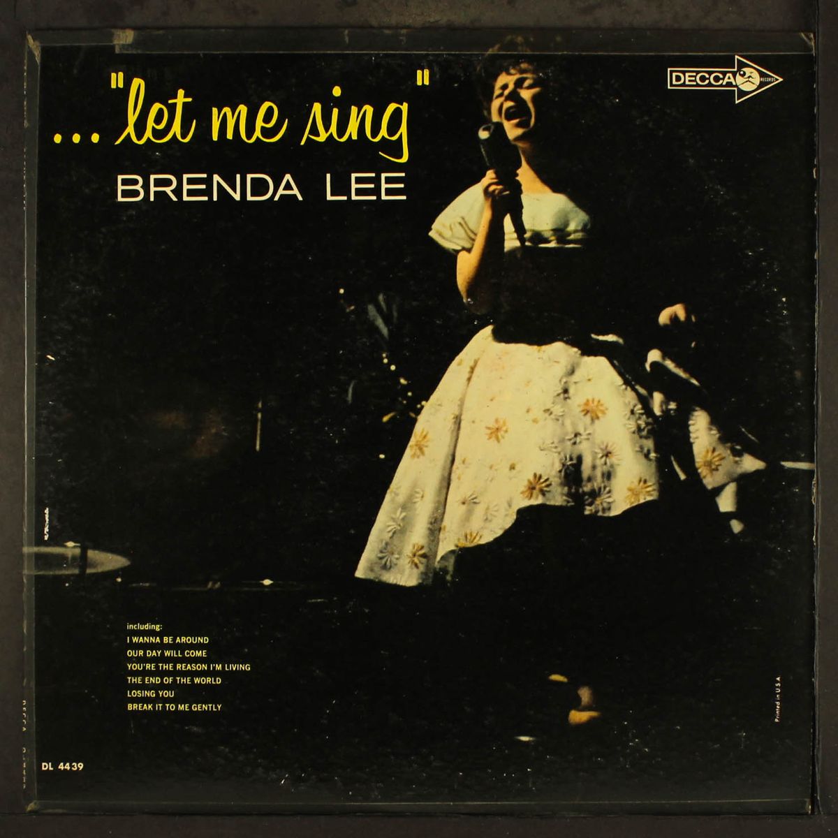 let me sing by BRENDA LEE