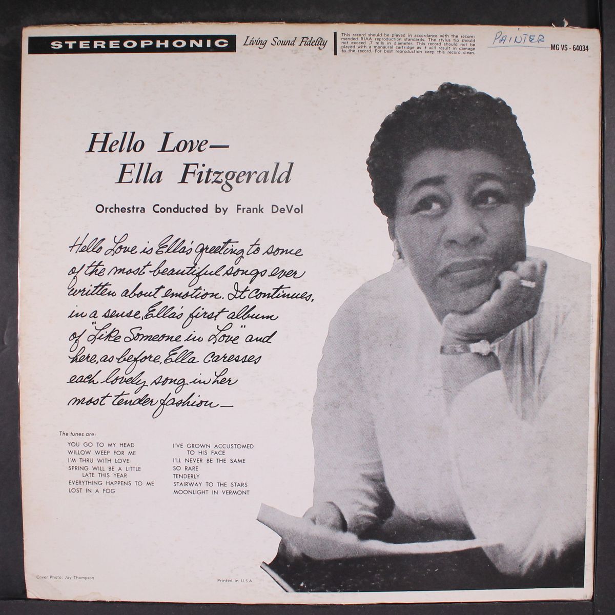 hello love by ELLA FITZGERALD