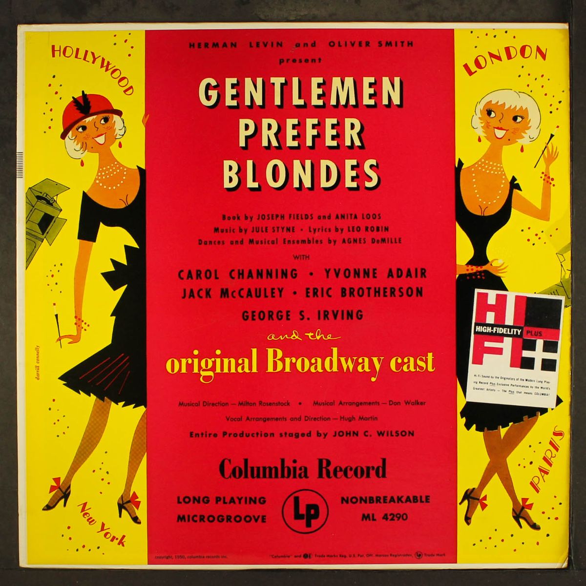 gentlemen prefer blondes by ORIGINAL CAST