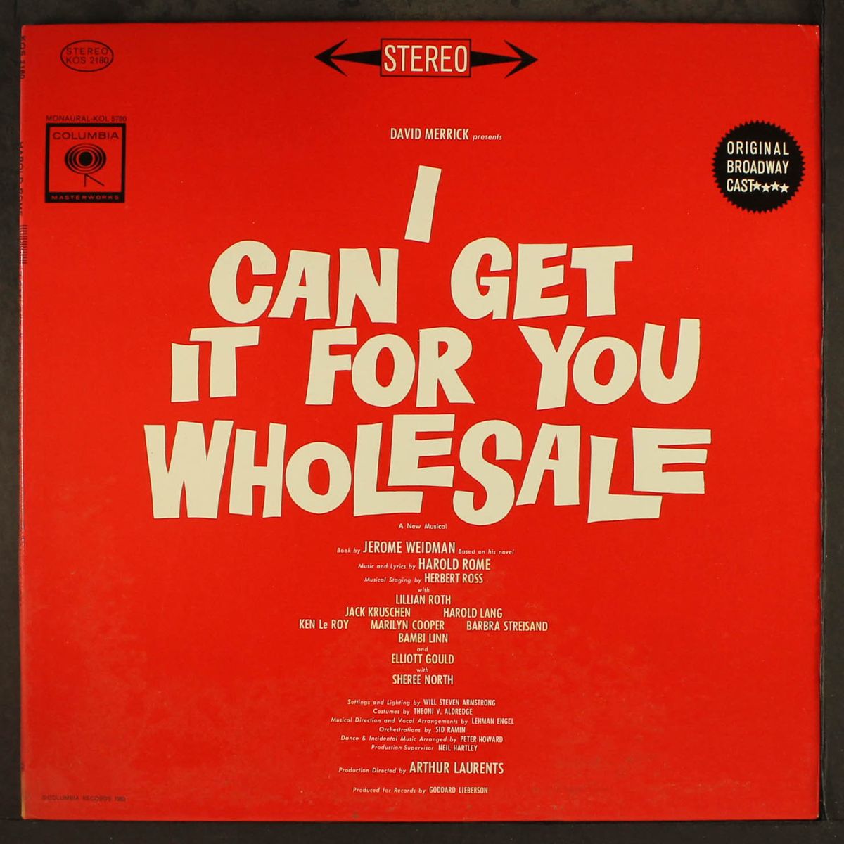 i can get it for you wholesale by ORIGINAL BROADWAY CAST