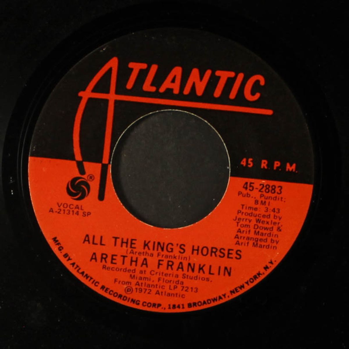 all the king's horses / april fools by ARETHA FRANKLIN