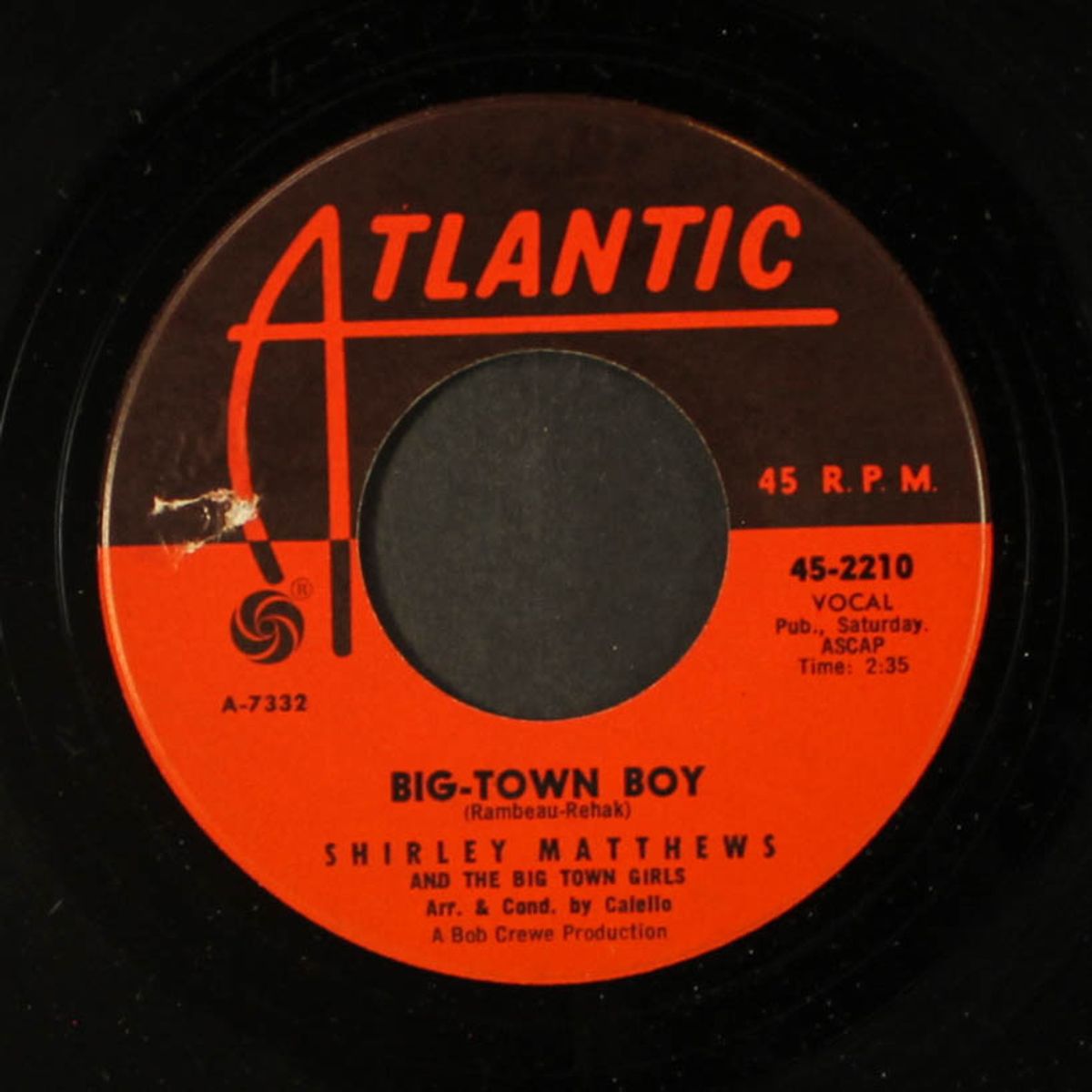 you can count on me / big town boy by SHIRLEY MATTHEWS