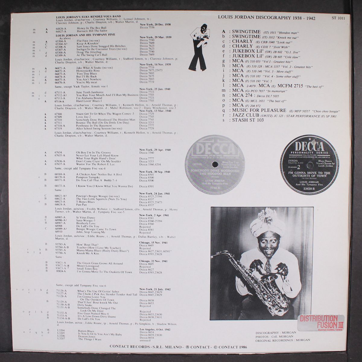 hoodoo man by LOUIS JORDAN