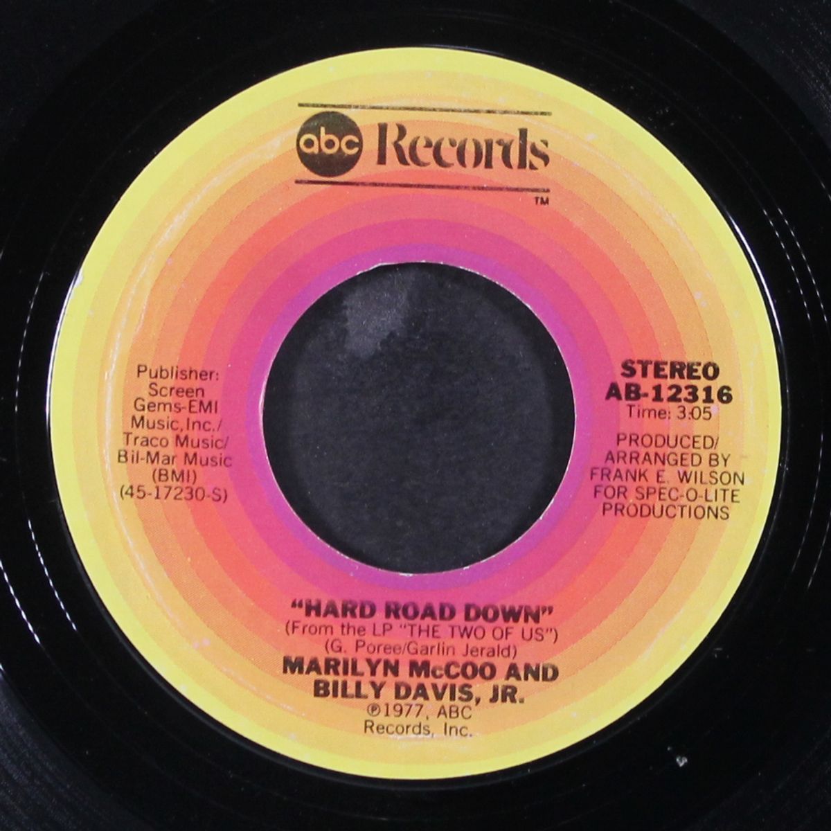 wonderful / hard road down by MARILYN MCCOO & BILLY DAVIS JR.