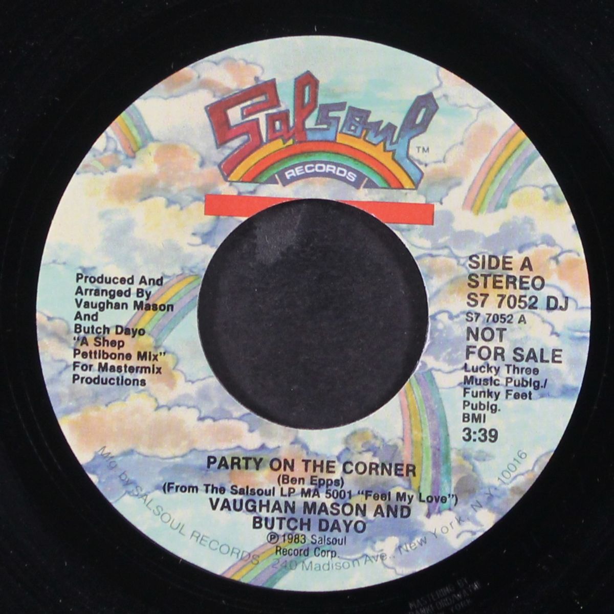 party on the corner / mono by VAUGHAN MASON & BUTCH DAYO