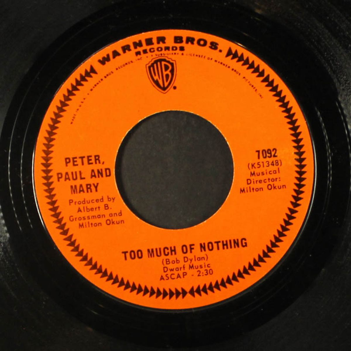 the house song / too much of nothing by PETER, PAUL & MARY