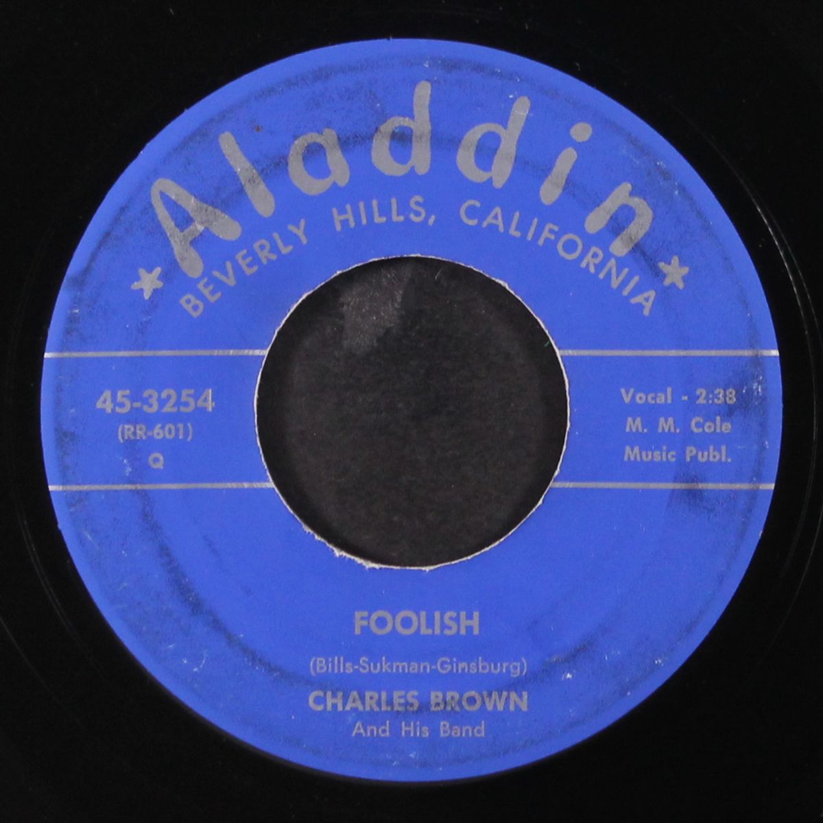 foolish / my silent love by CHARLES BROWN