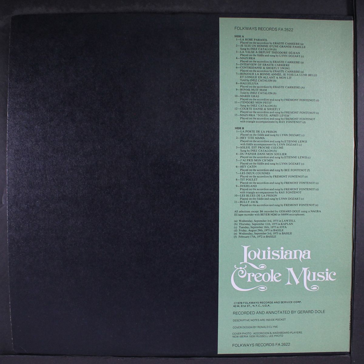louisiana creole music by VARIOUS