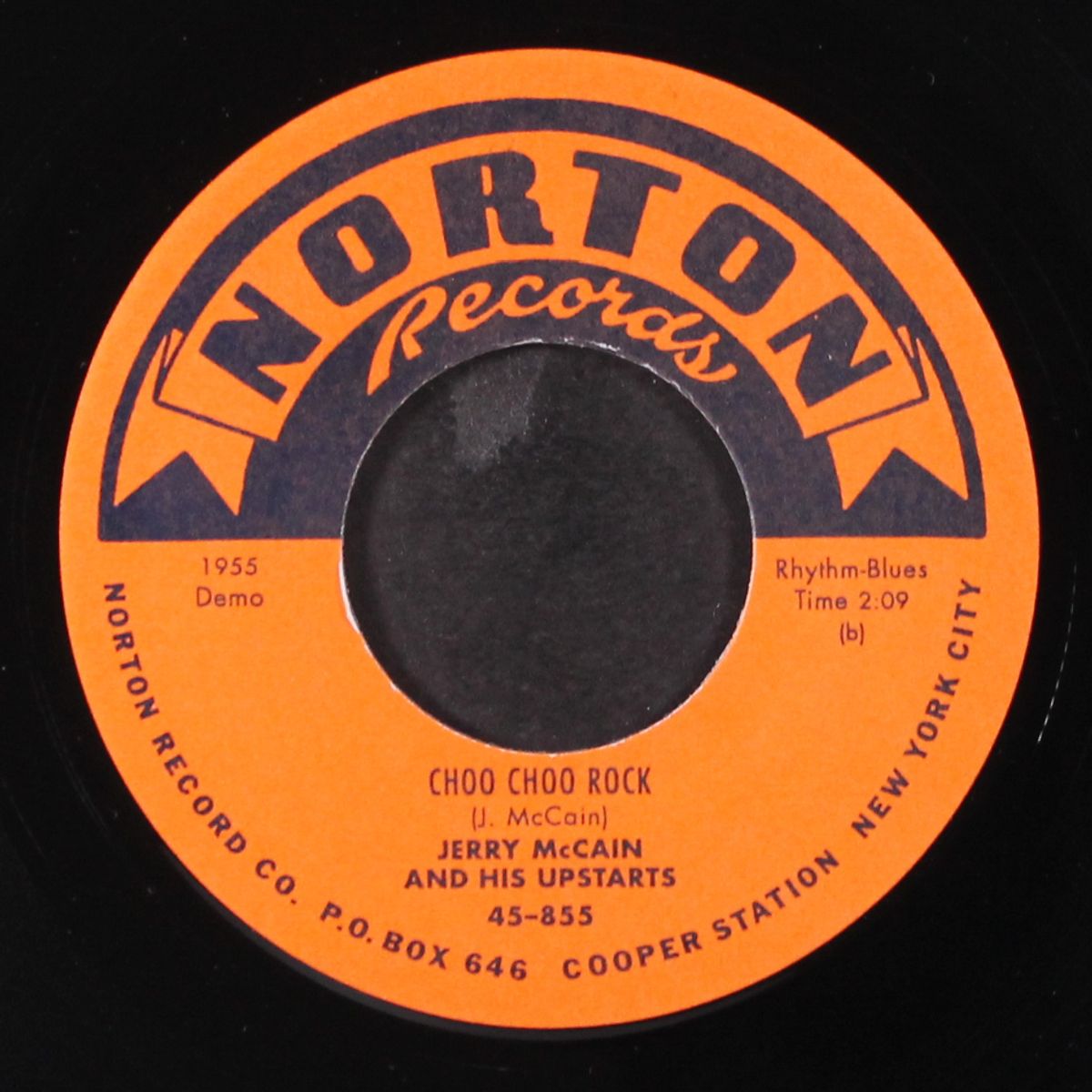geromino rock & roll / choo choo rock by JERRY MCCAIN & UPSTARTS