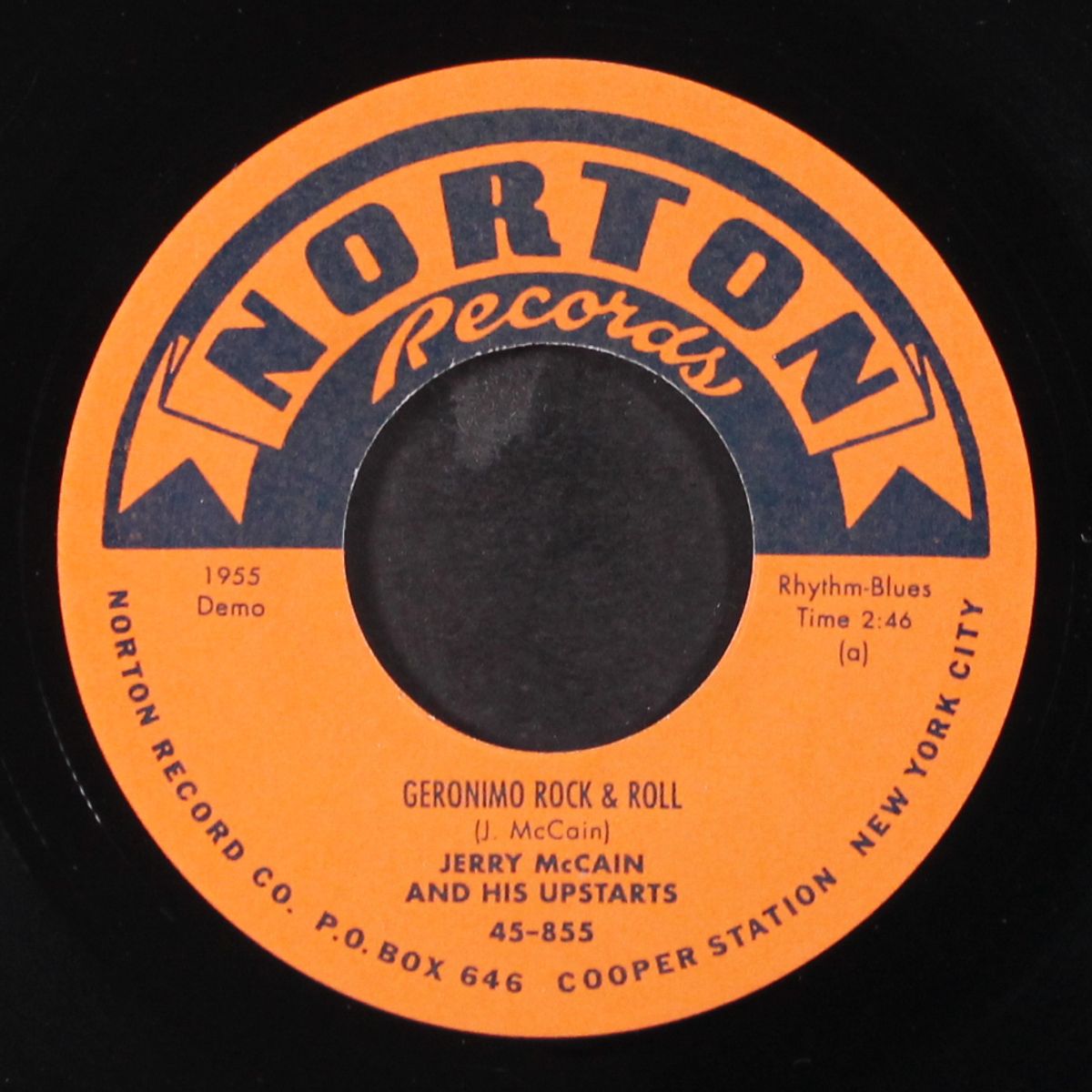 geromino rock & roll / choo choo rock by JERRY MCCAIN & UPSTARTS