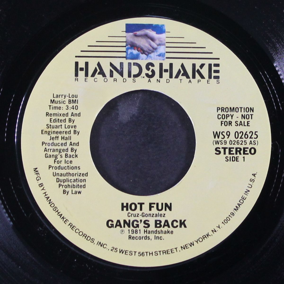 hot fun / same by GANG'S BACK