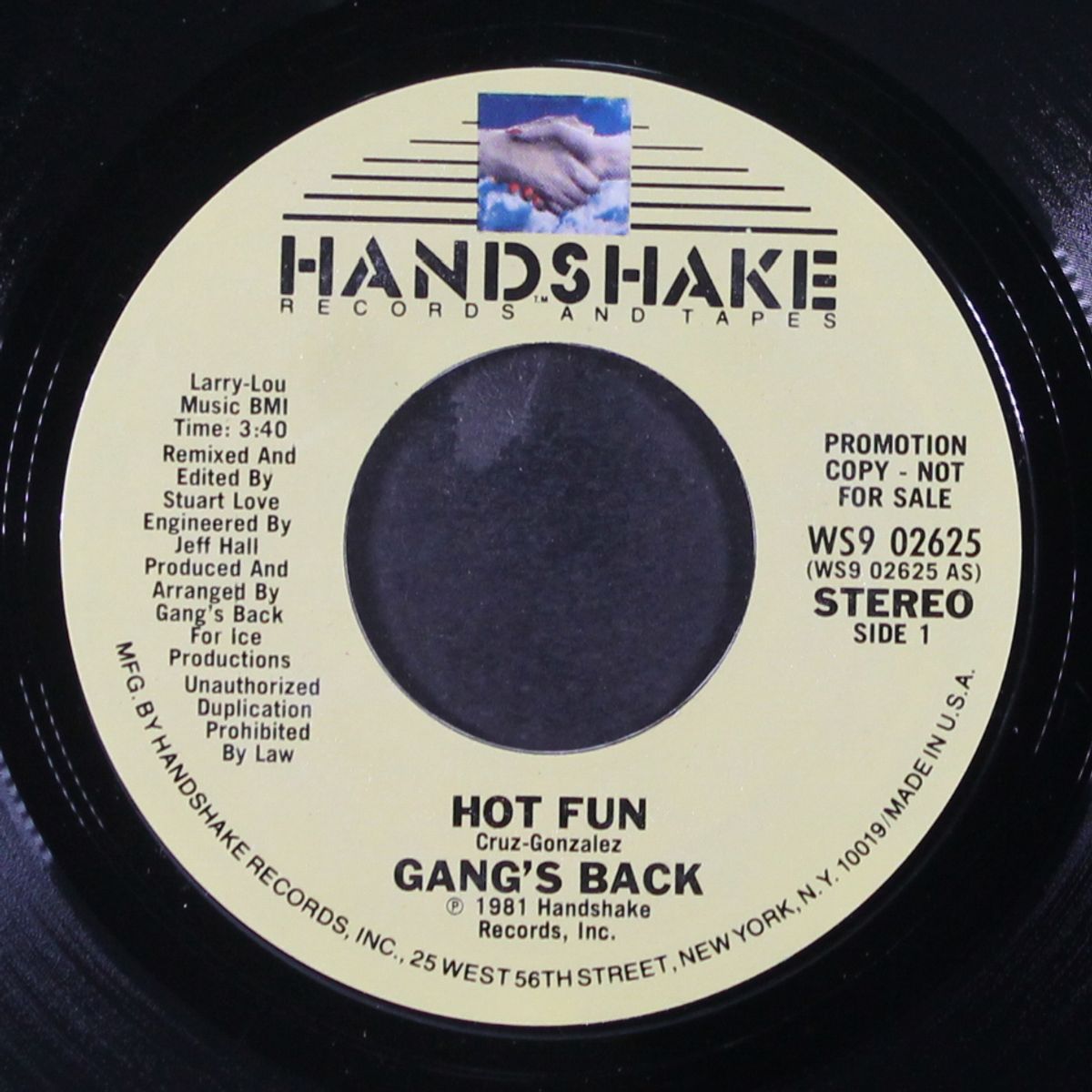 hot fun / same by GANG'S BACK