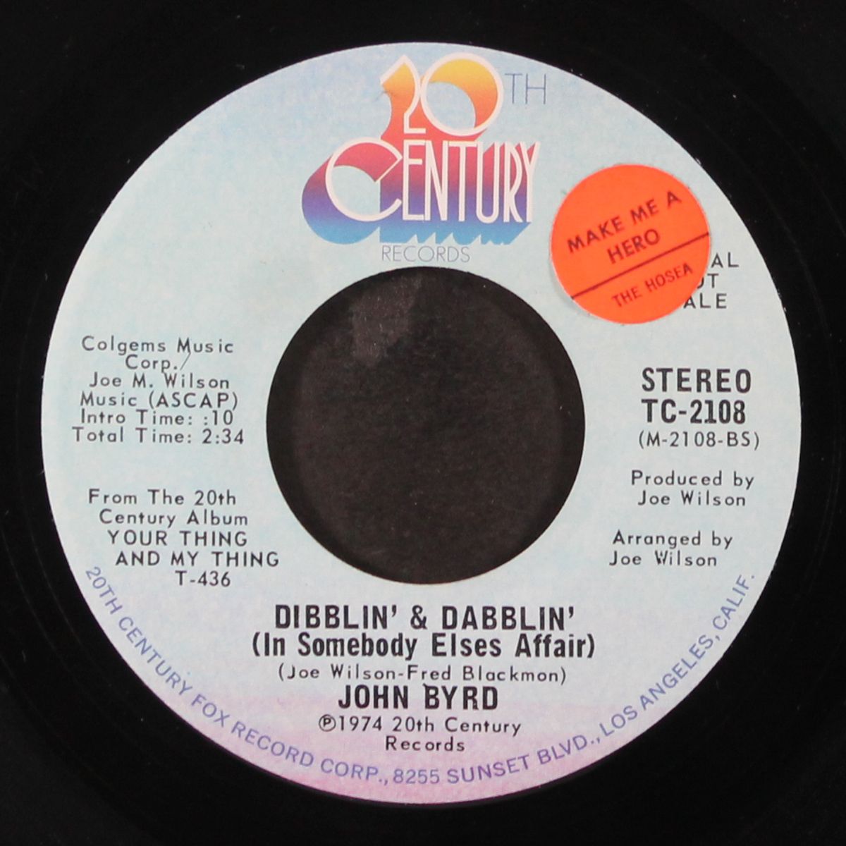 dibblin' & dabblin' (in somebody elses affair / mono) by JOHN BYRD