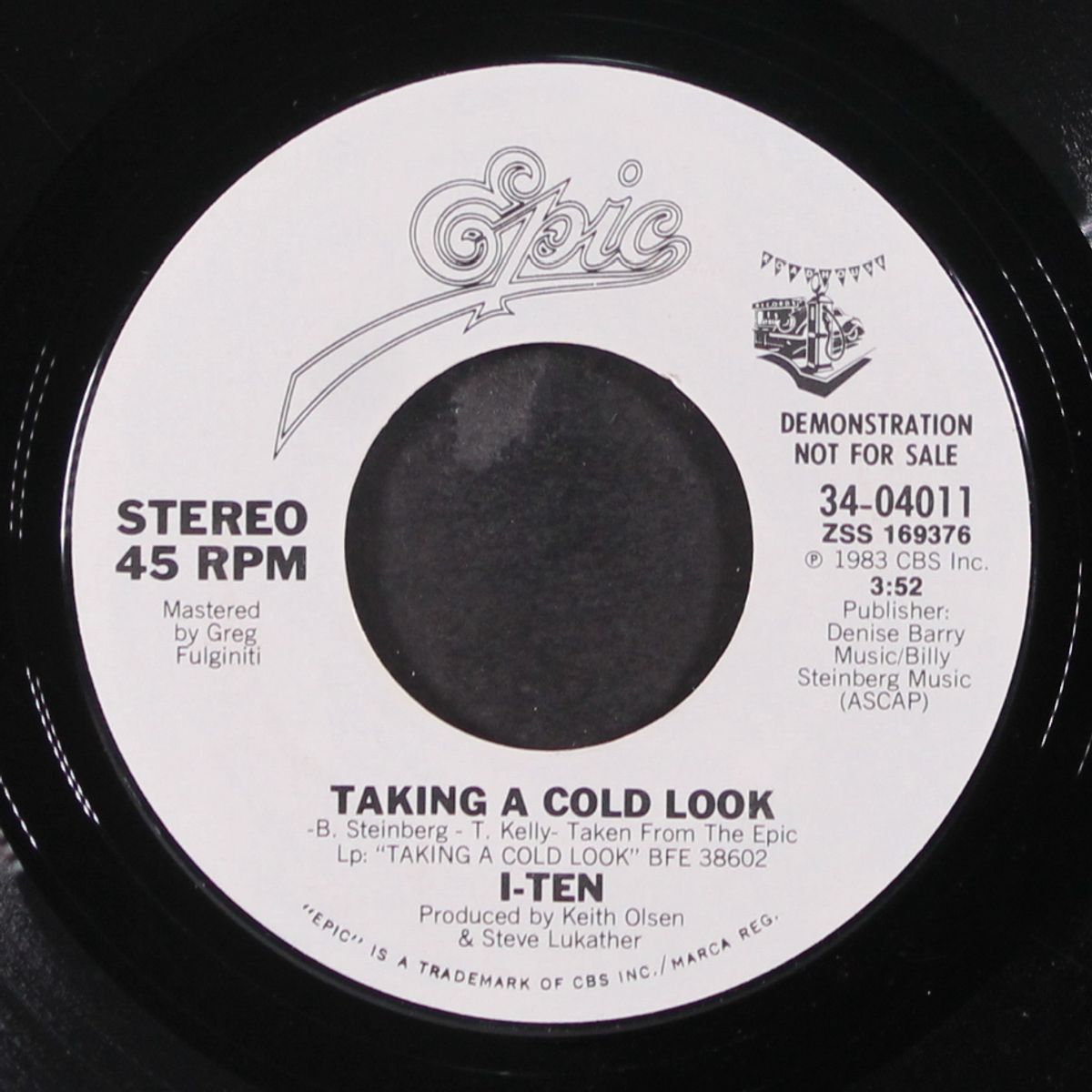 taking a cold look / pressing my luck by I-TEN
