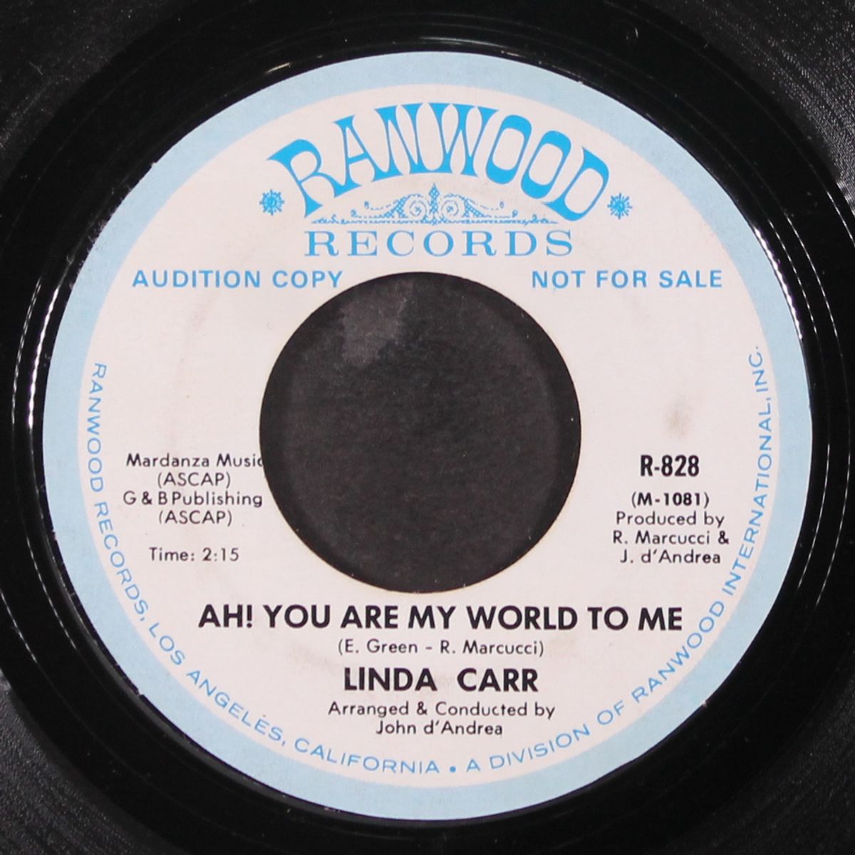 ah! you are the world to me / i can't really tell you goodbye by LINDA CARR