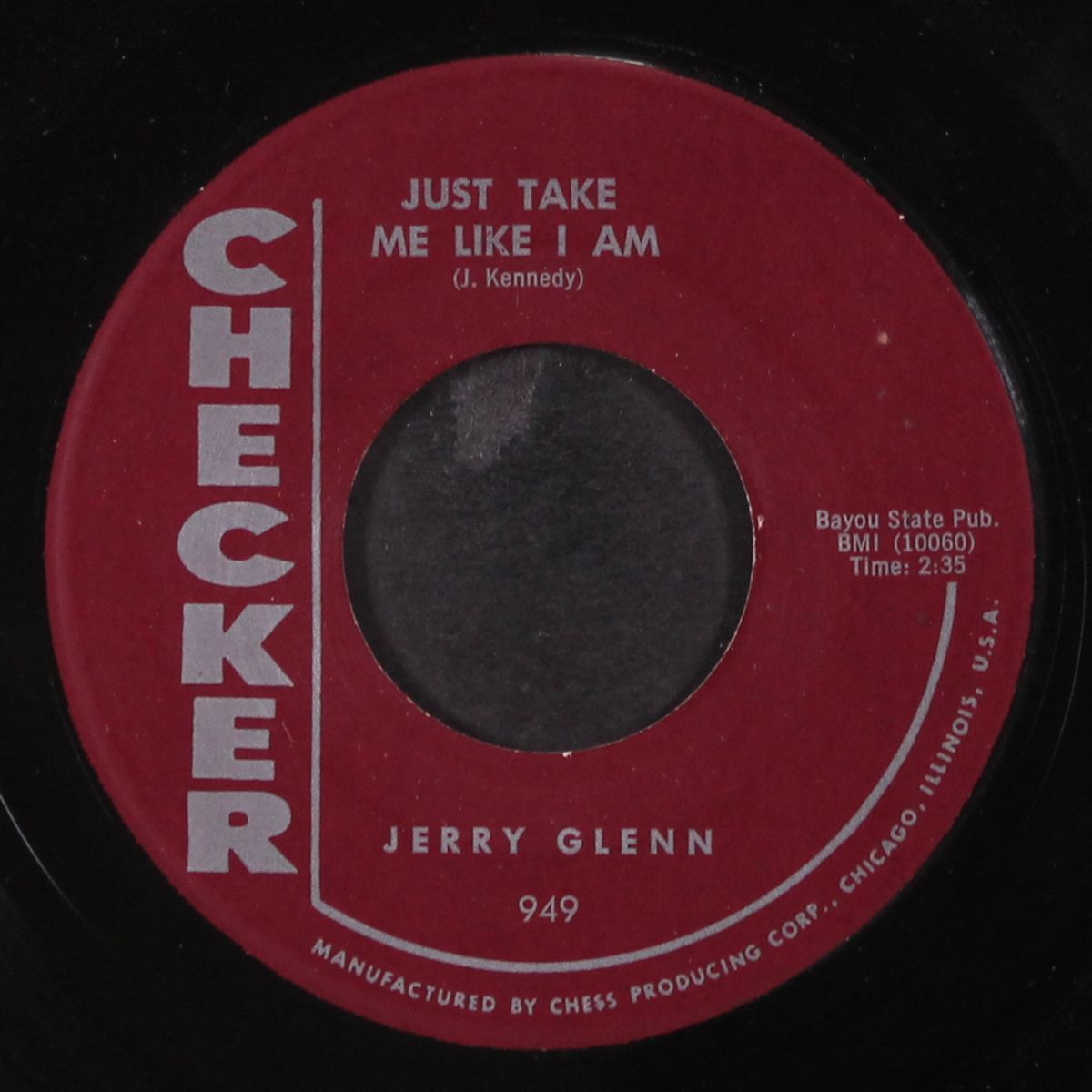 holy one / just take me like i am by JERRY GLENN