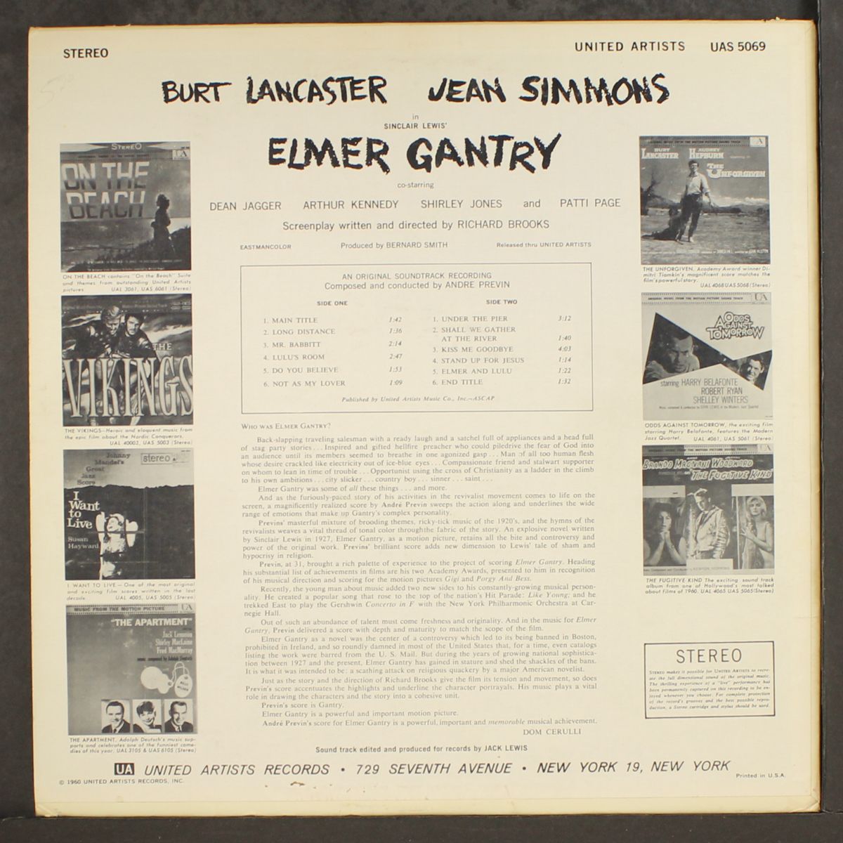 elmer gantry by SOUNDTRACK
