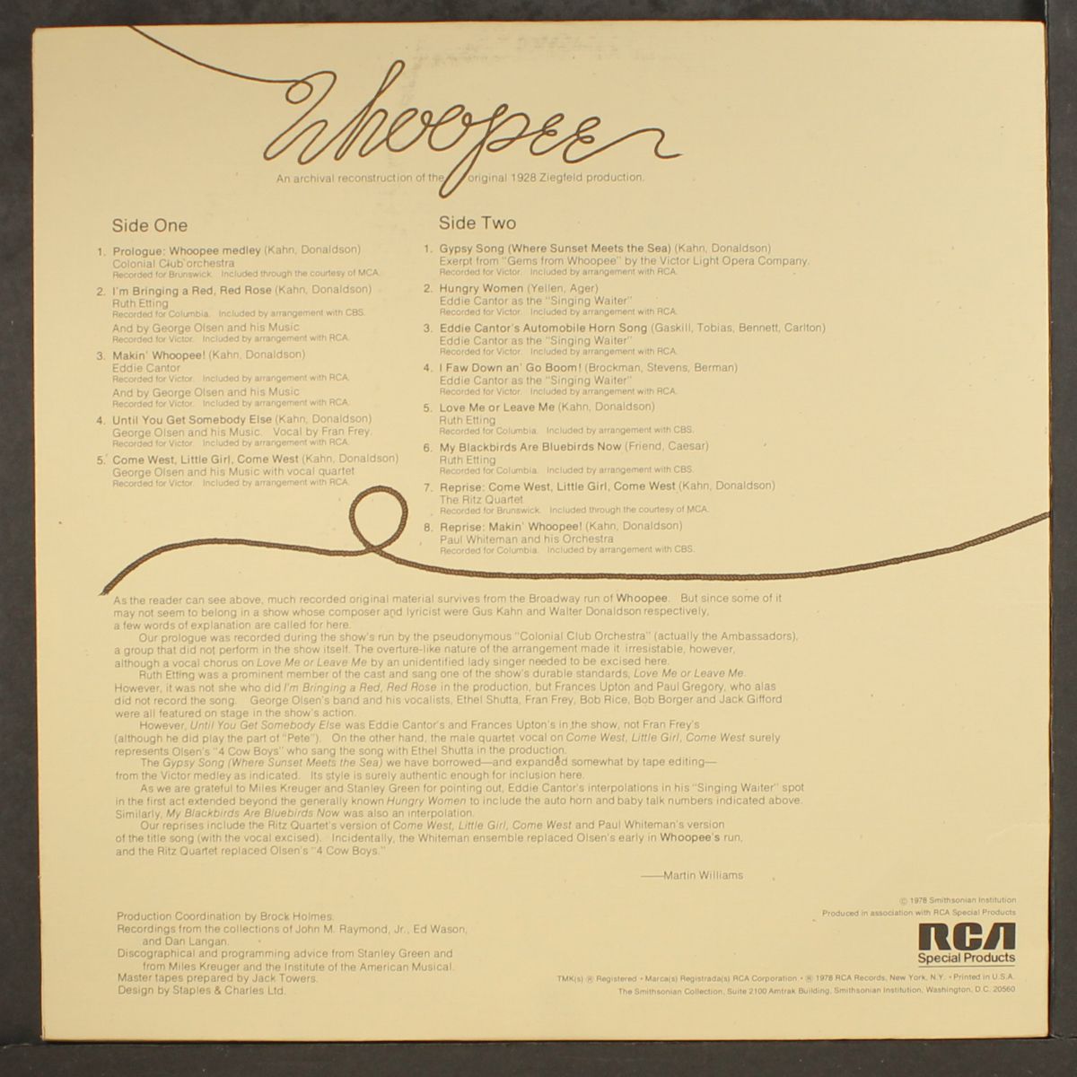 whoopee by ORIGINAL CAST