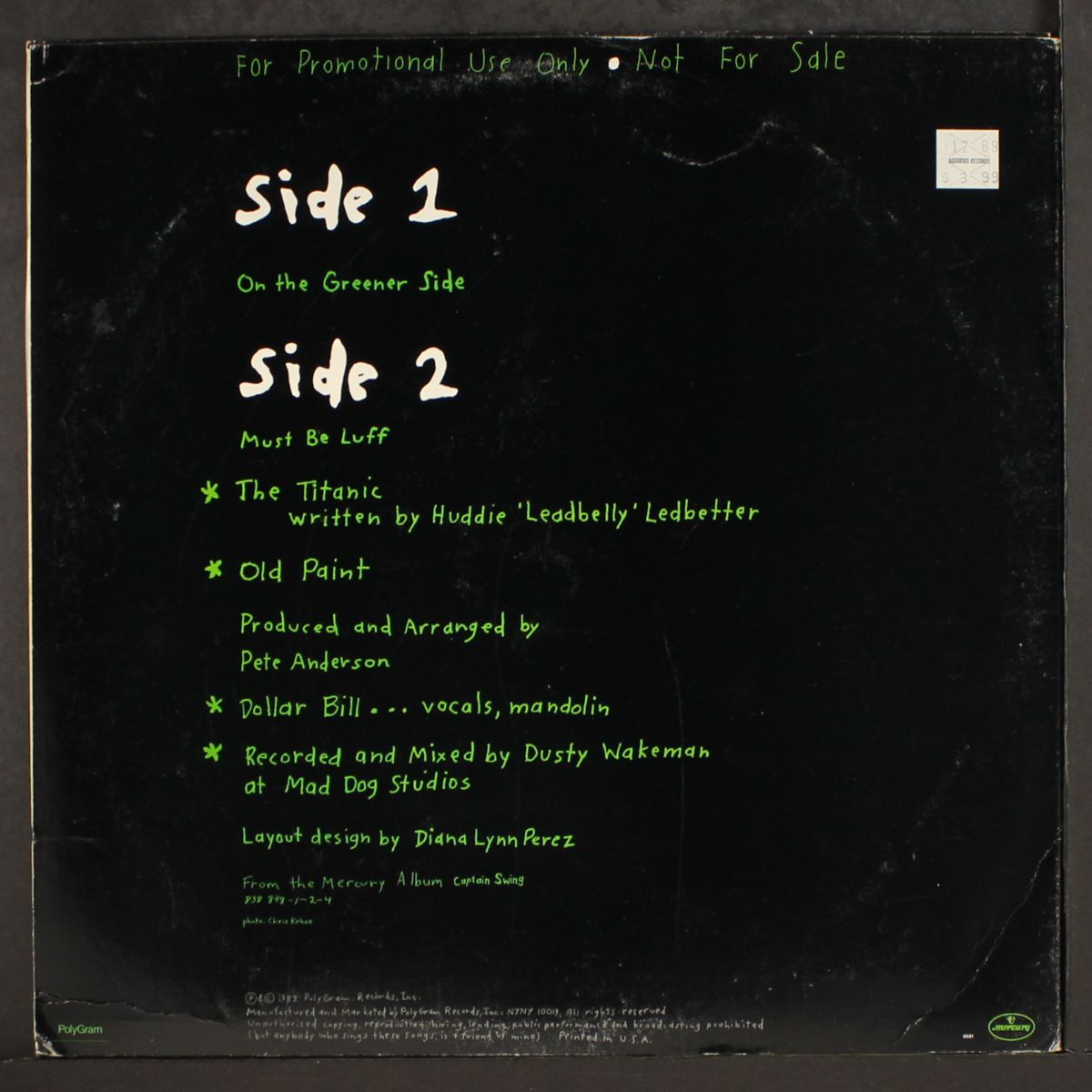 on the greener side +3 by MICHELLE SHOCKED