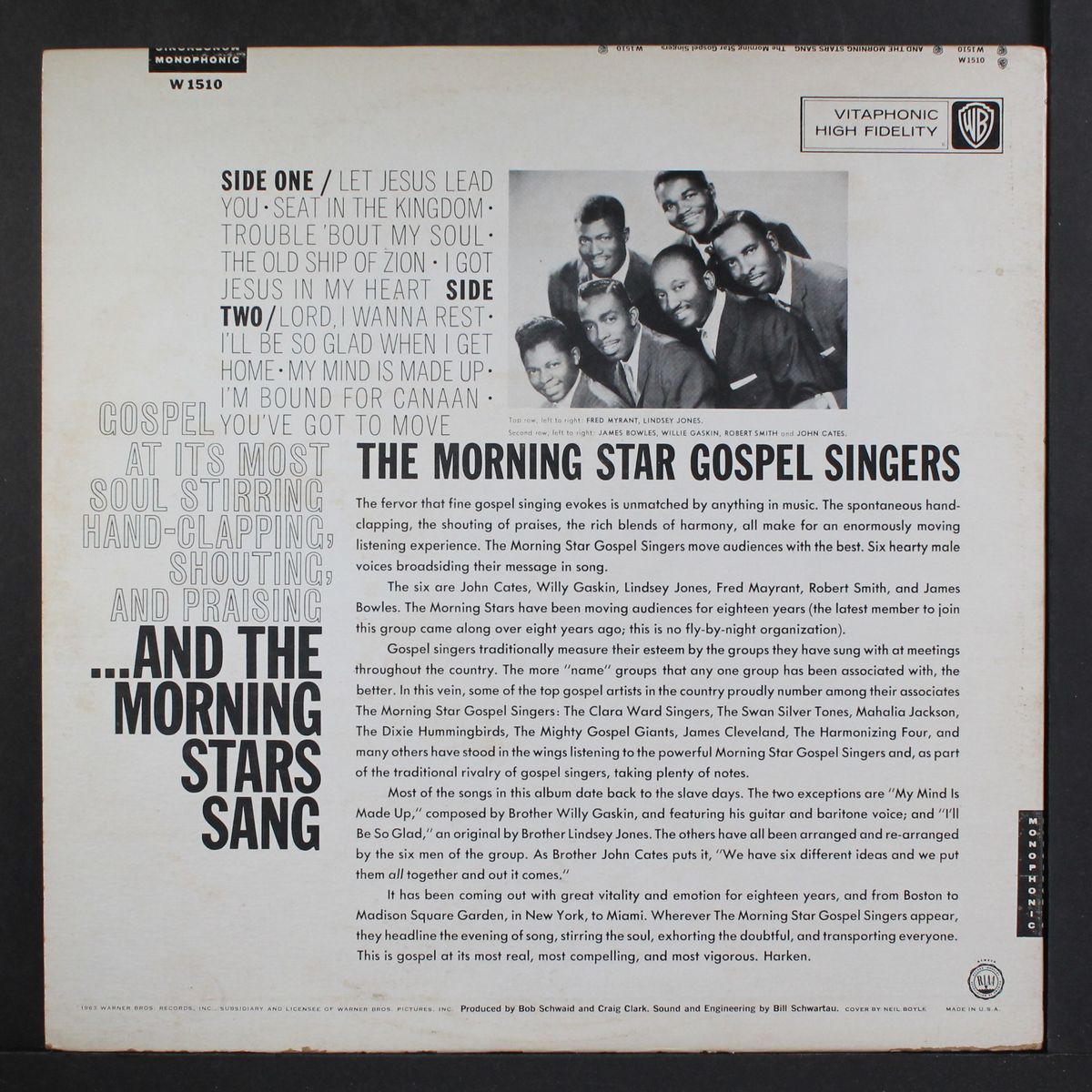 and the morning stars sang! by MORNING STAR GOSPEL SINGERS