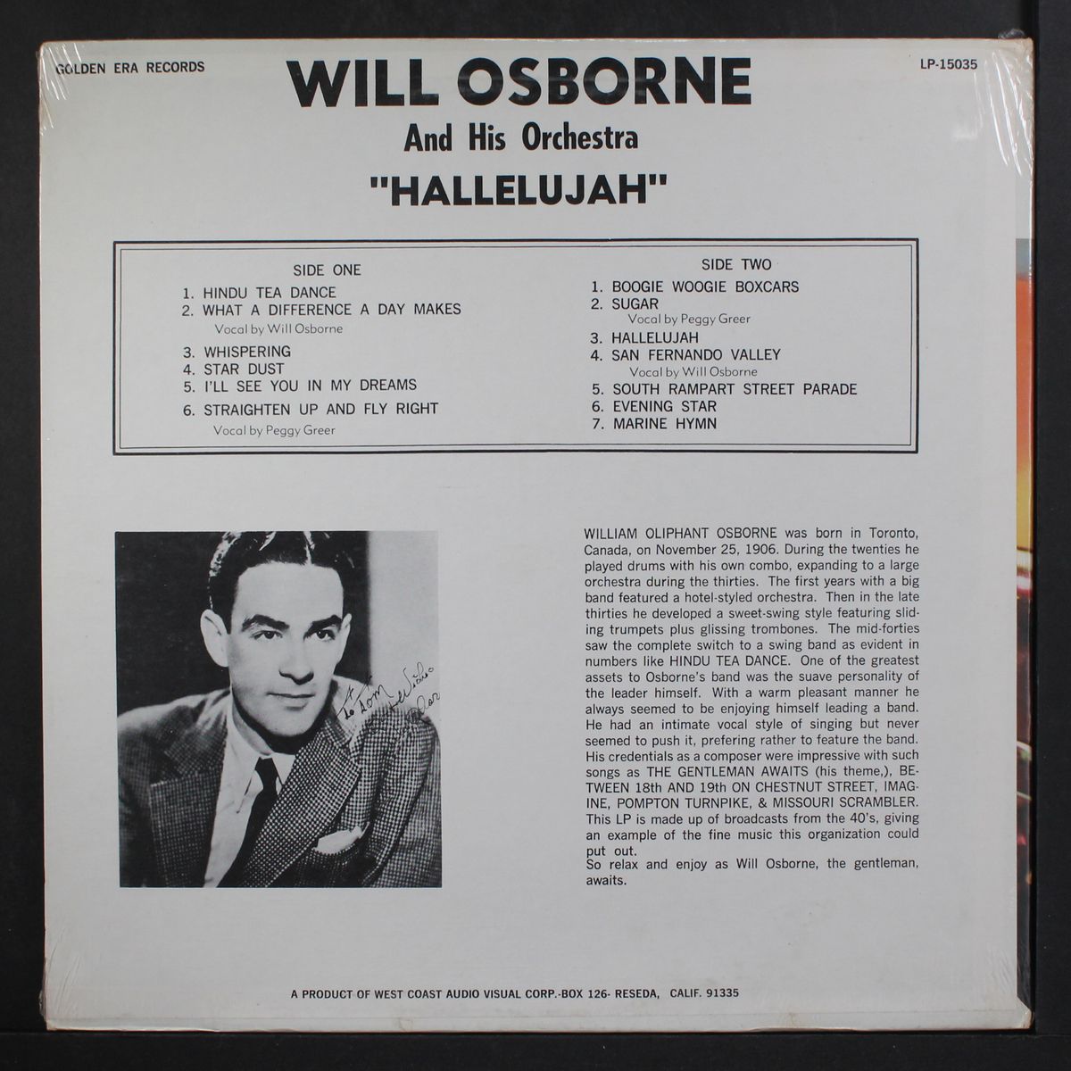 hallelujah by WILL OSBORNE
