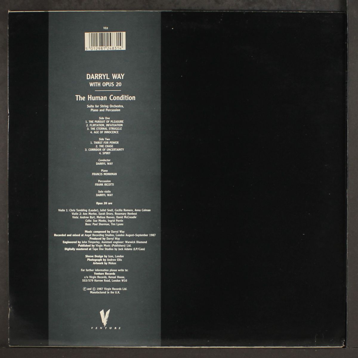 the human condition by DARRYL WAY & OPUS 20