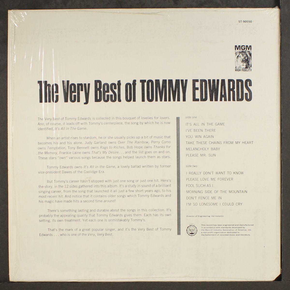 the very best by TOMMY EDWARDS