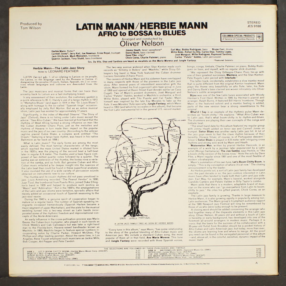 afro to bossa to blues by HERBIE MANN