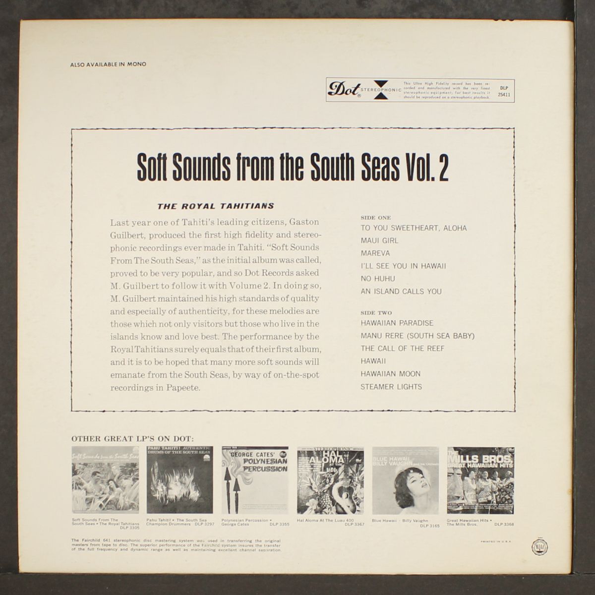 soft sounds from the south seas, vol. 2 by ROYAL TAHITIANS