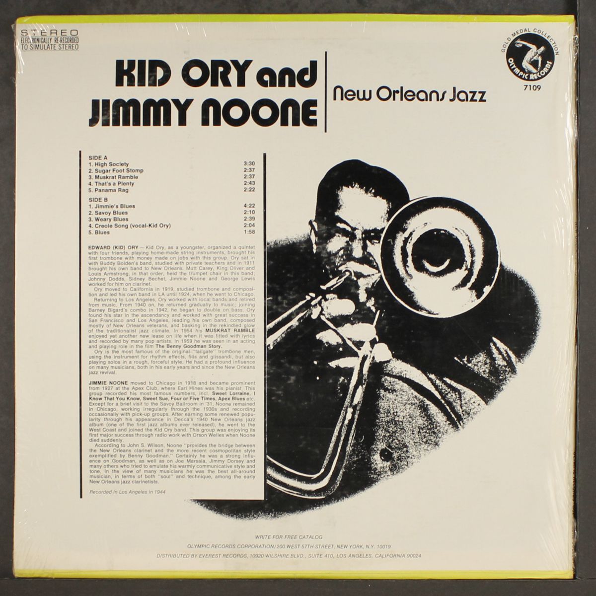 new orleans jazz by KID ORY