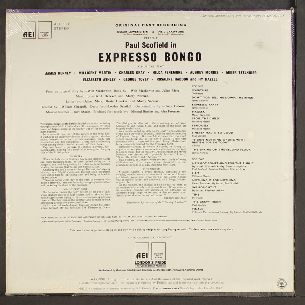 expresso bongo by ORIGINAL CAST