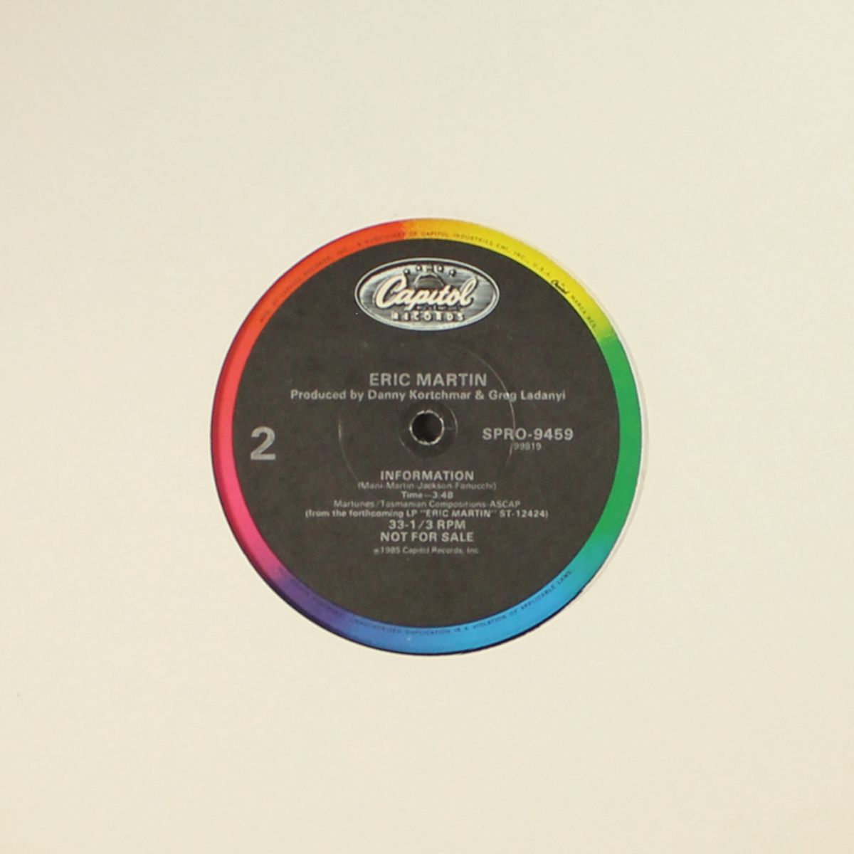 information / same by ERIC MARTIN