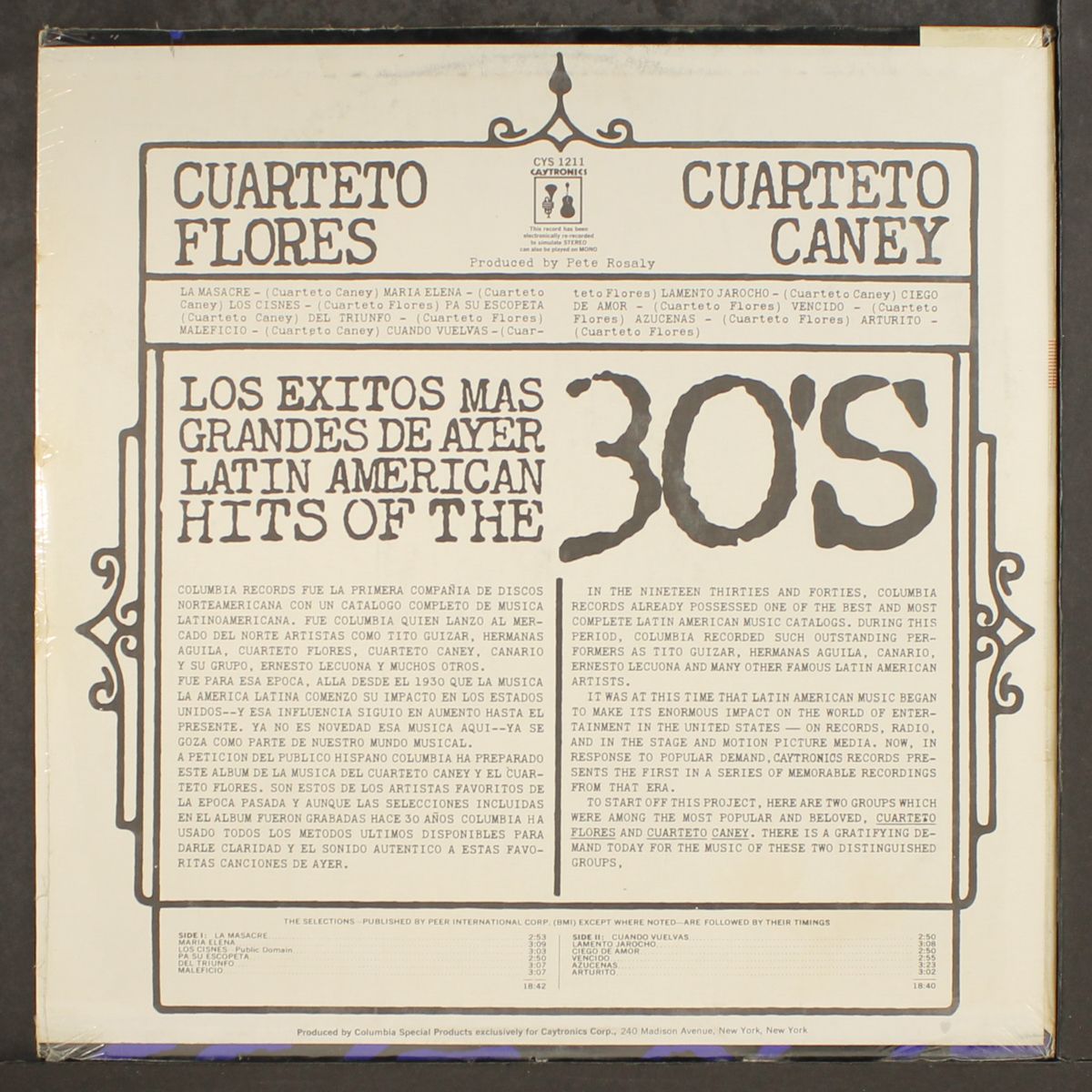 latin american hits of the 30's by VARIOUS