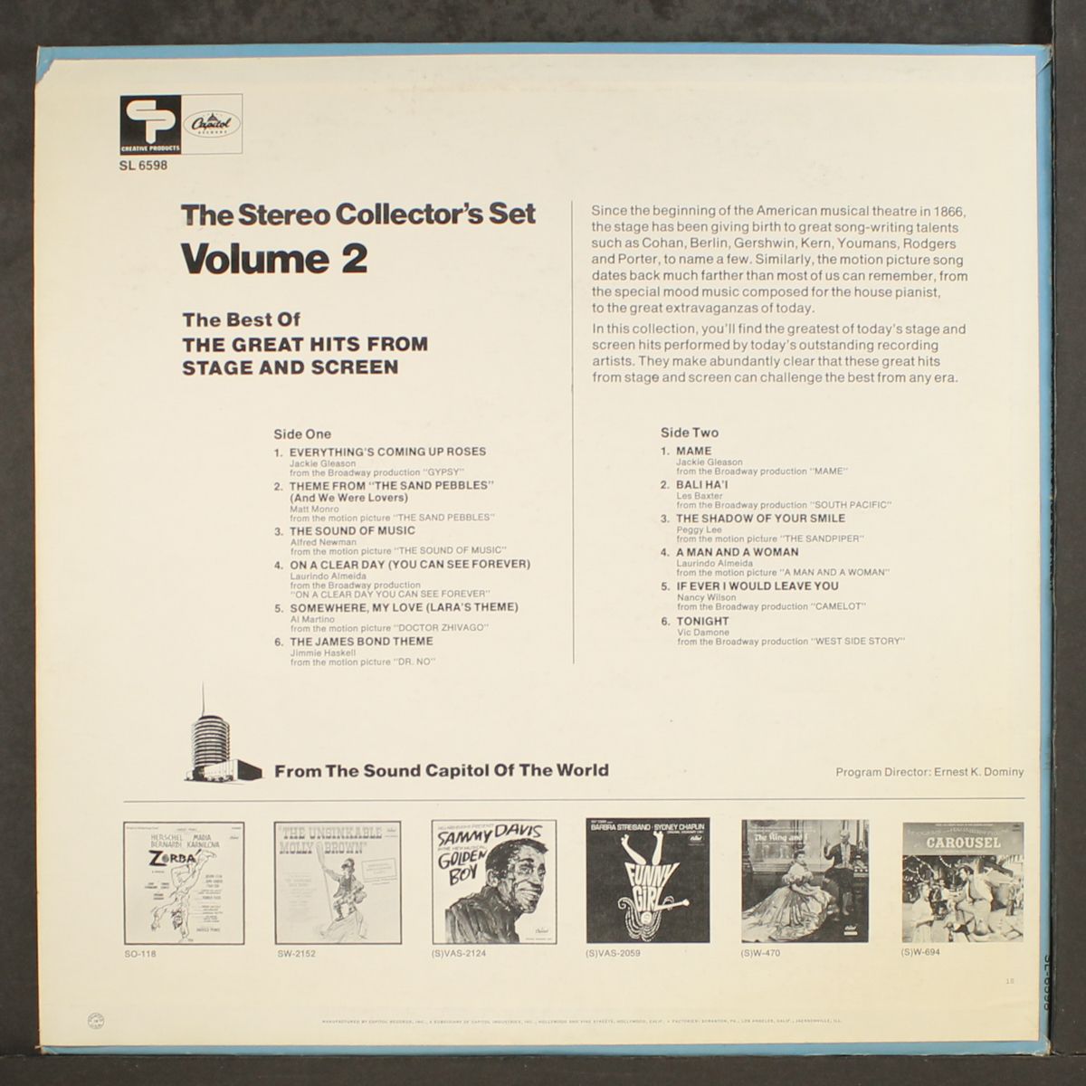 the great hits from stage and screen by VARIOUS