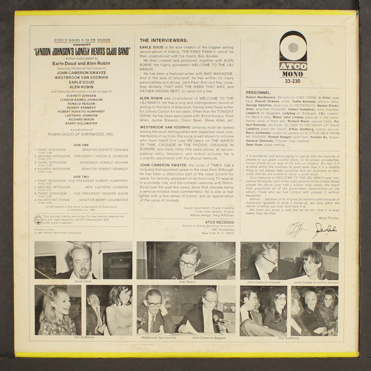 lyndon johnson's lonely hearts club band by VARIOUS