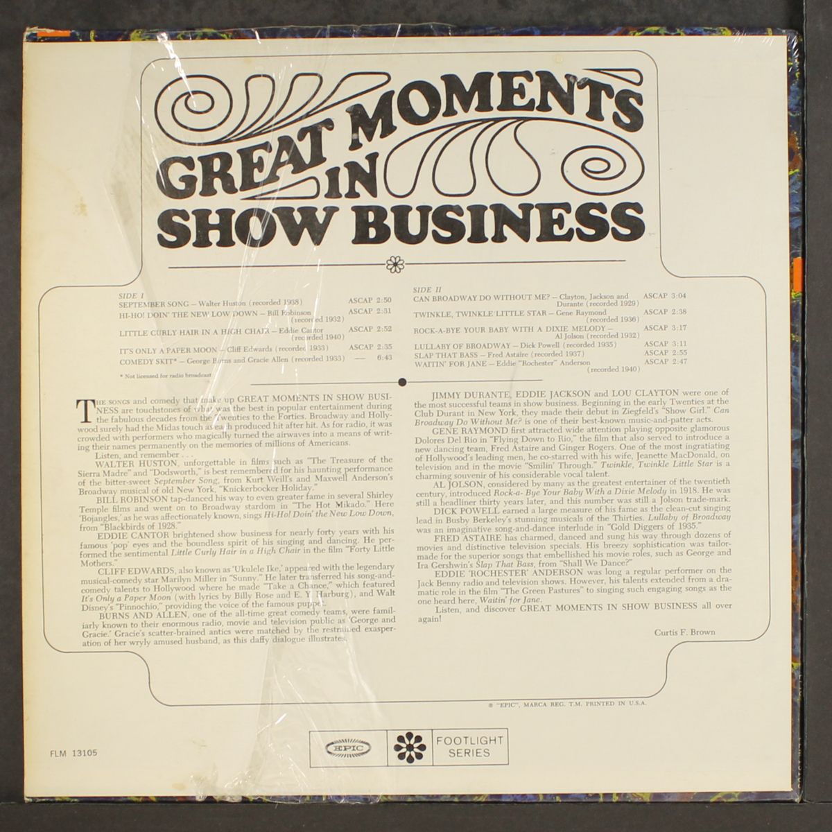 great moment in show business by VARIOUS