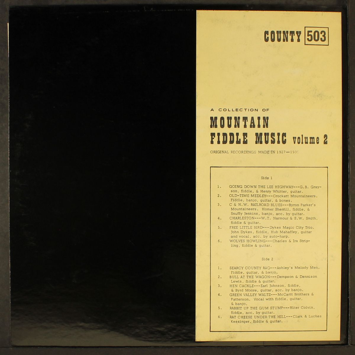 mountain fiddle music, vol. 2 by VARIOUS