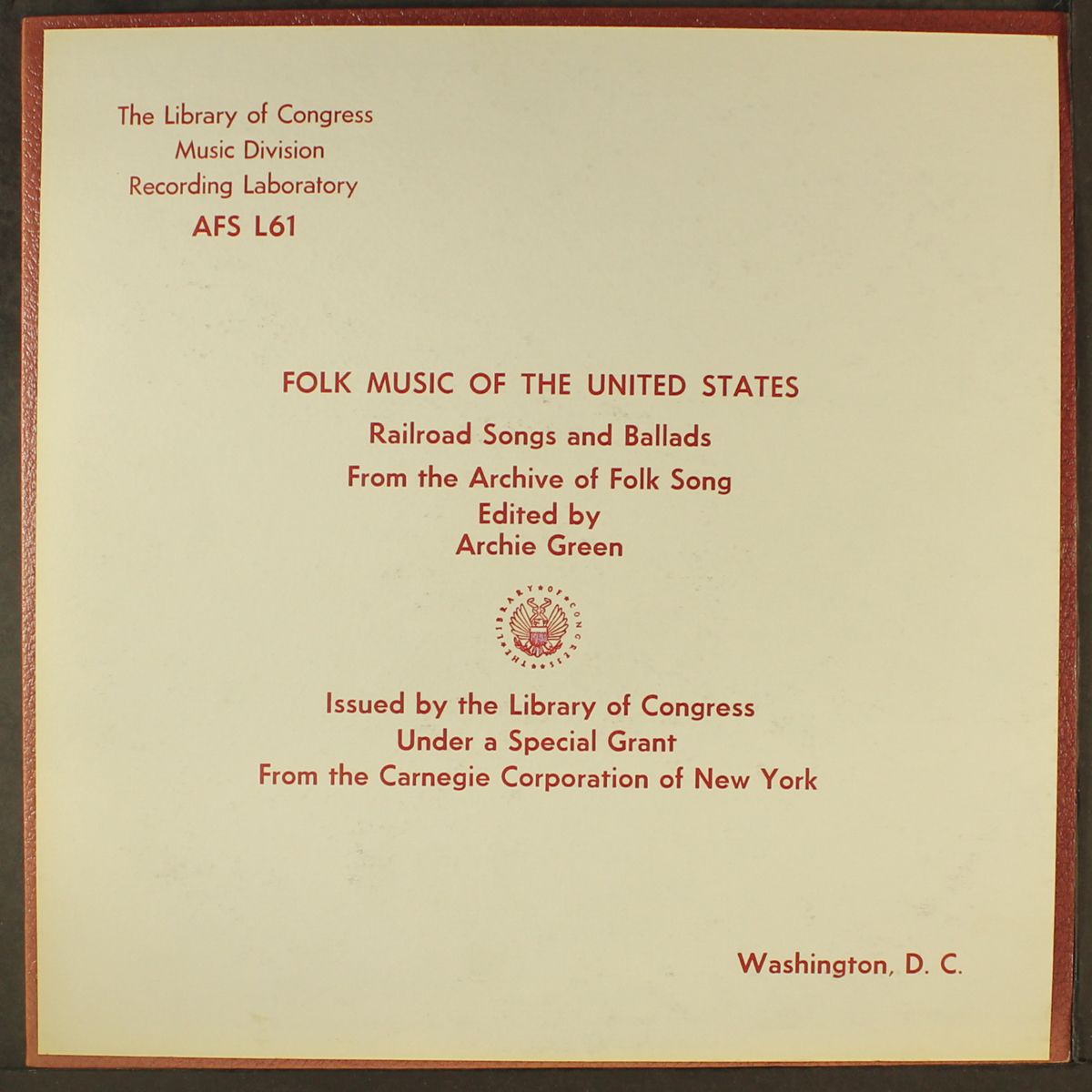 railroad songs & ballads by VARIOUS