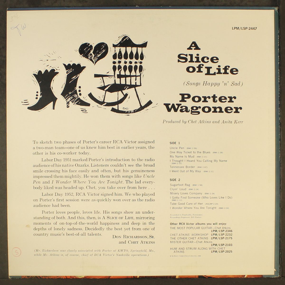a slice of life by PORTER WAGONER