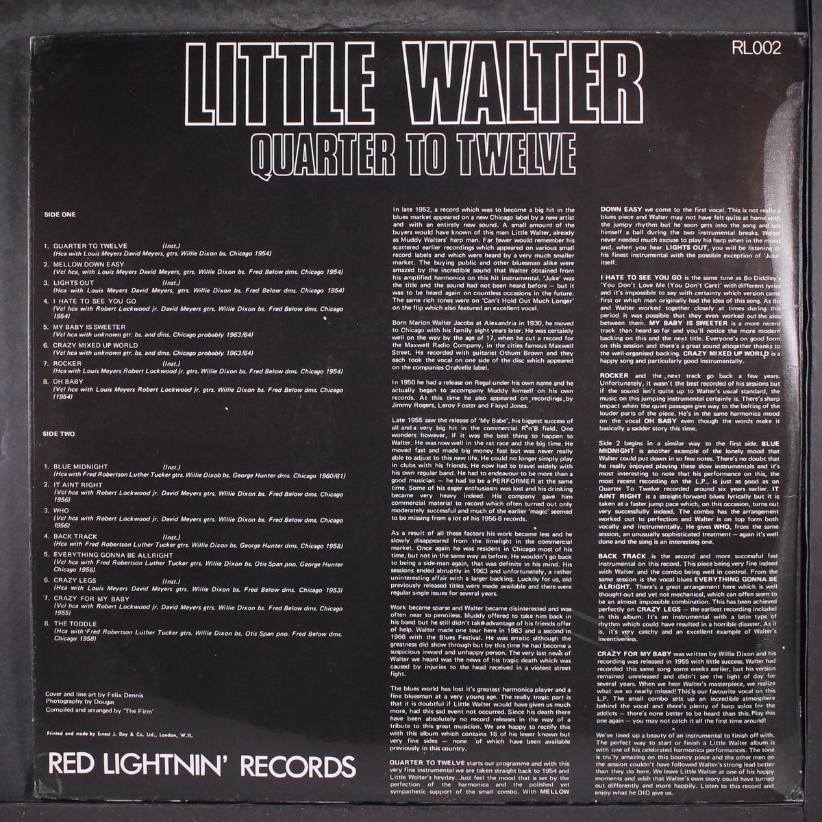 quarter to twelve by LITTLE WALTER